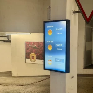 Ecran extérieur Parking des Charpentiers