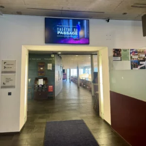 Ecran publicitaire intérieur Théâtre du Passage
