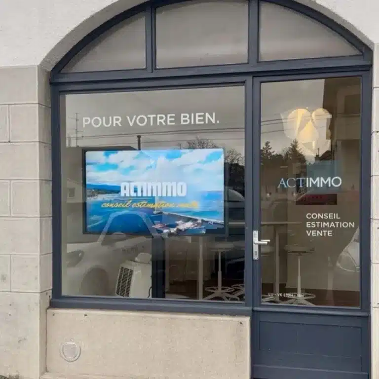Ecran vitrine Actimmo